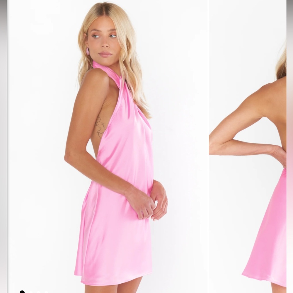 Show Me Your MuMu Pink Mini Dress